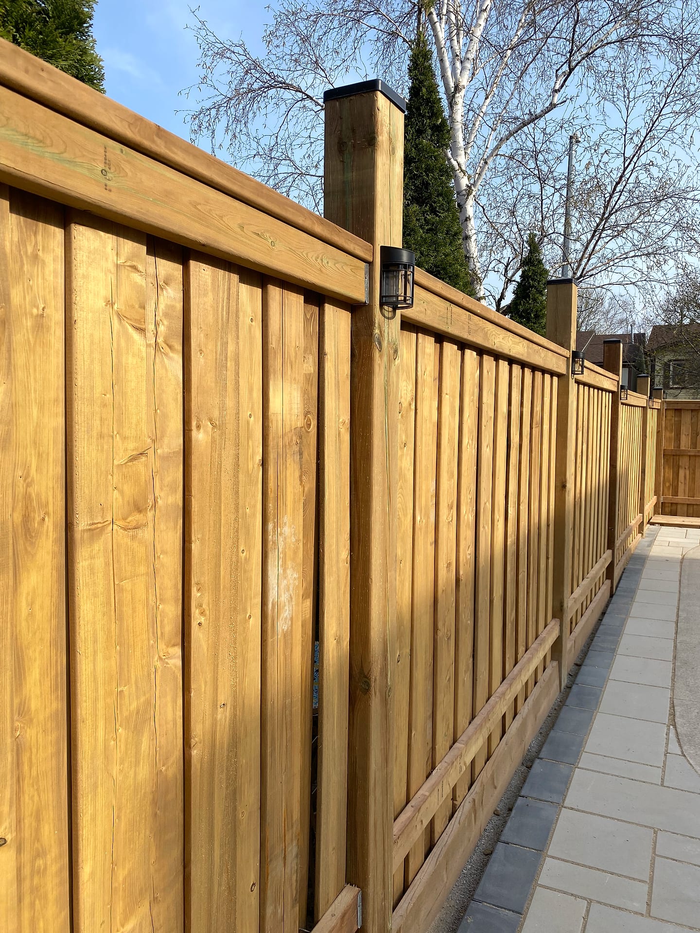 Board-on-Board Privacy Fence — North York