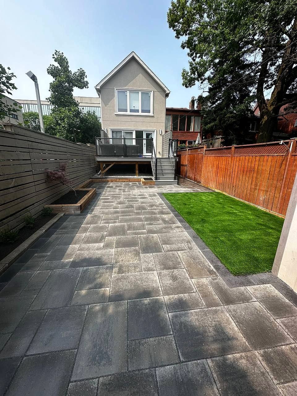 Stone Patio & Fire Feature — Mississauga
