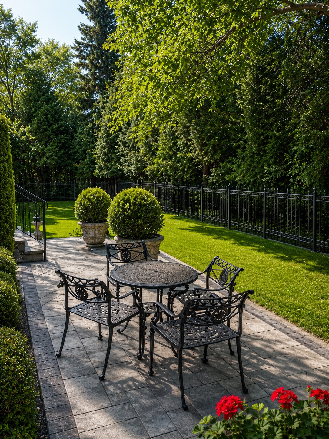 Cozy Garden Patio — Interlocking & Patios project in North York by A-Z Landscaping