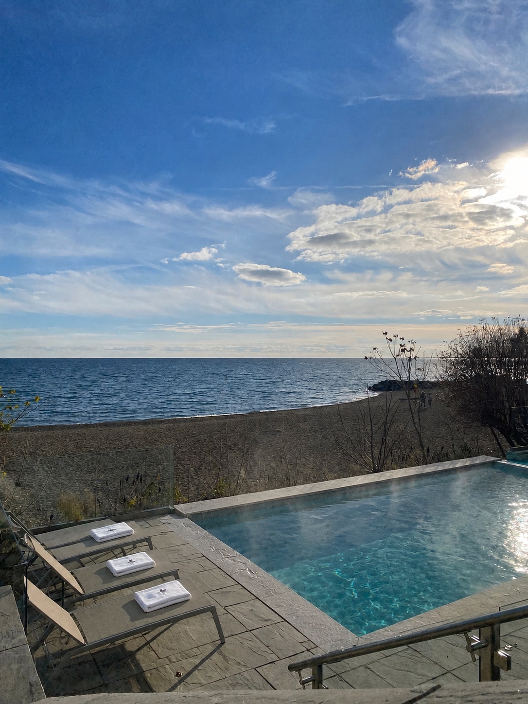 Lakeside Heated Outdoor Pool — Pools & Water Features project in Toronto by A-Z Landscaping